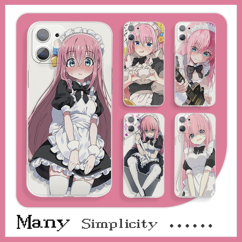 孤独摇滚后藤一里二次元手机壳xs适用于13pro苹果14小米12OPPOa97华为p40vivos16荣耀80红米k60iQOO11畅享50z