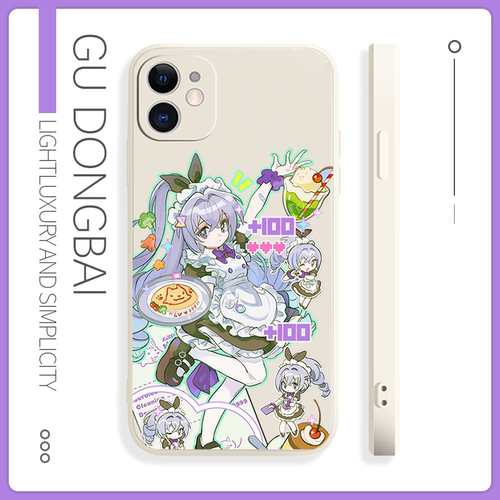 游戏女仆银狼iPhone18pro/17手机壳二次元适配OPPOk12红米k90小米14苹果16全包iqoo15荣耀70软vivos60华为p80