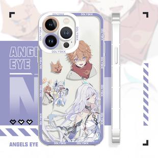 原神达达利亚丝柯克荣耀400全包手机壳二次元 红米k70苹果16适配iPhone13华为p80小米15vivoy200畅玩60三星s24