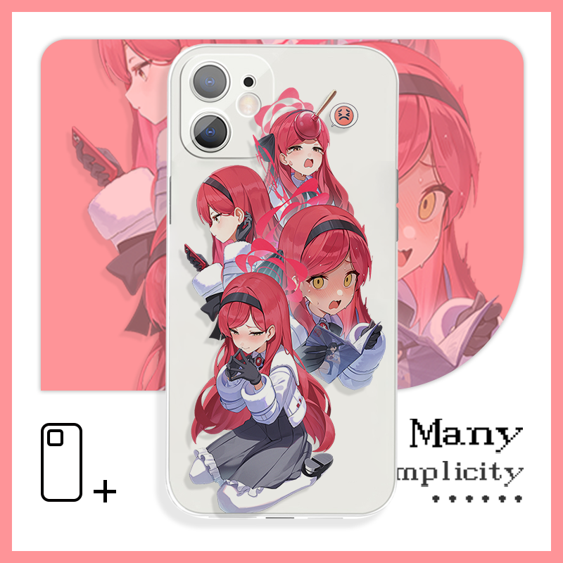 碧蓝档案搞怪贵音马桶塞少女心苹果15手机壳适用于苹果13Pro小米11vivoy59荣耀90红米k70iQOO12华为mate60pro