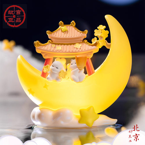 故宫故宫猫月宫灯会盲盒手办摆件