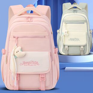 初高中生书包大容量高颜值时尚学生双肩包ins风韩系百搭背包