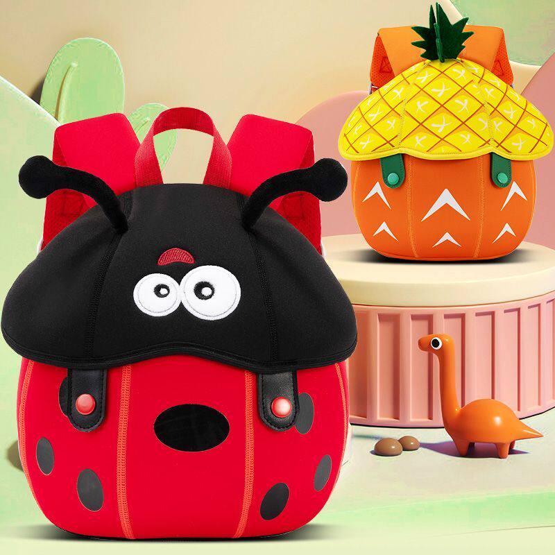 VABC可爱书包宝宝女孩儿童背包幼儿园双肩包男宝户外出行春游包