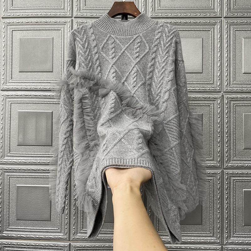 套头针织衫女长袖秋冬