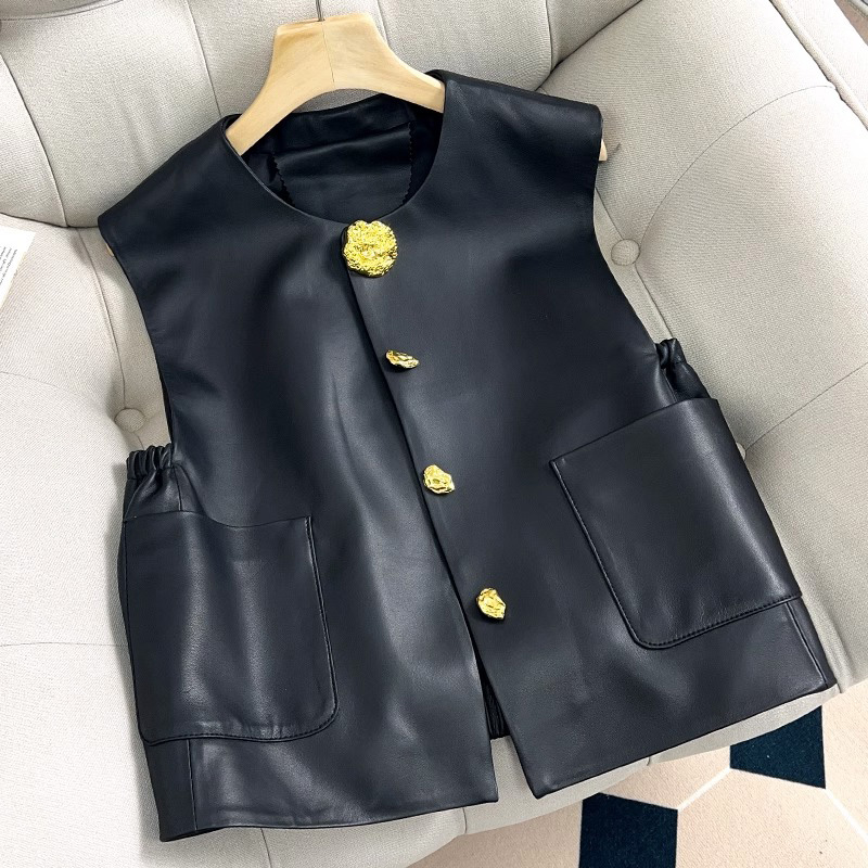 单排扣通勤常规初秋今年流行马甲