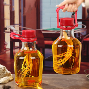 酒壶家用5斤装酒玻璃倒高端带盖子白酒瓶密封储存泡酒酒瓶子空瓶