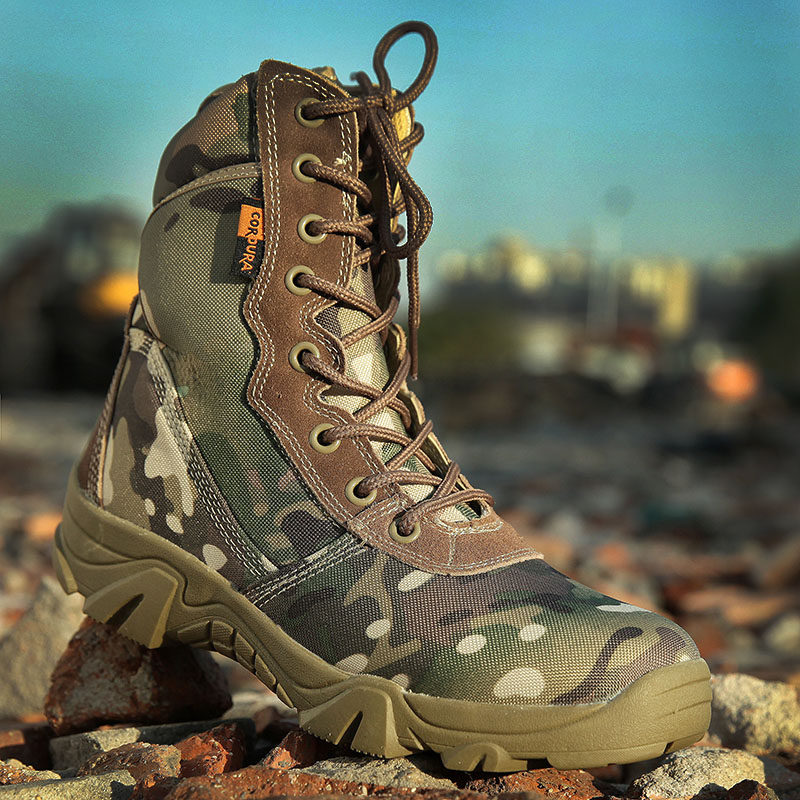 Bottes militaires en cuir - amortissement - Ref 1398290 Image 3