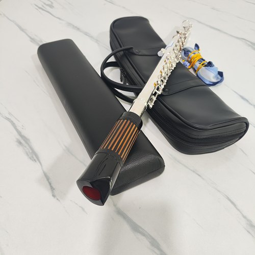 灵竹尺八长笛 中西结合 尺八的口风张力 长笛的指法操控 升级指托