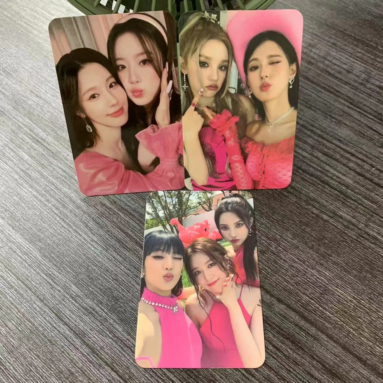 gidle小卡女娃sr2srsr3特典双人卡正版三人卡树莓cp卡限量版