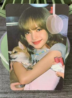 正品现货 black pink Lisa pb  3.0 特典卡狗狗莎小卡正版包邮