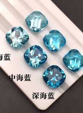 戒面海蓝宝石百佳宝石裸石