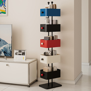 皇力实木书架落地置物架客厅靠墙收纳架简易书柜子储物柜展示柜