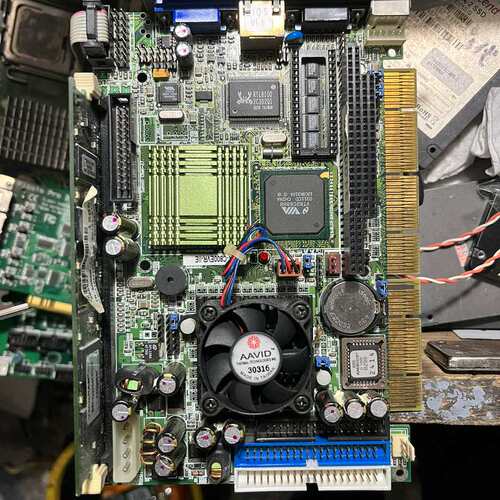 议价威达工控机，主板PCISA-C800EV V1.1可维修