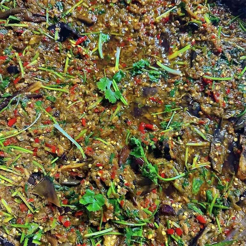 东北茄子辣椒酱手工酱