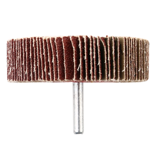 带柄百叶磨头圆柱型百叶轮锥形带柄砂纸千叶轮6mm柄电磨机磨头