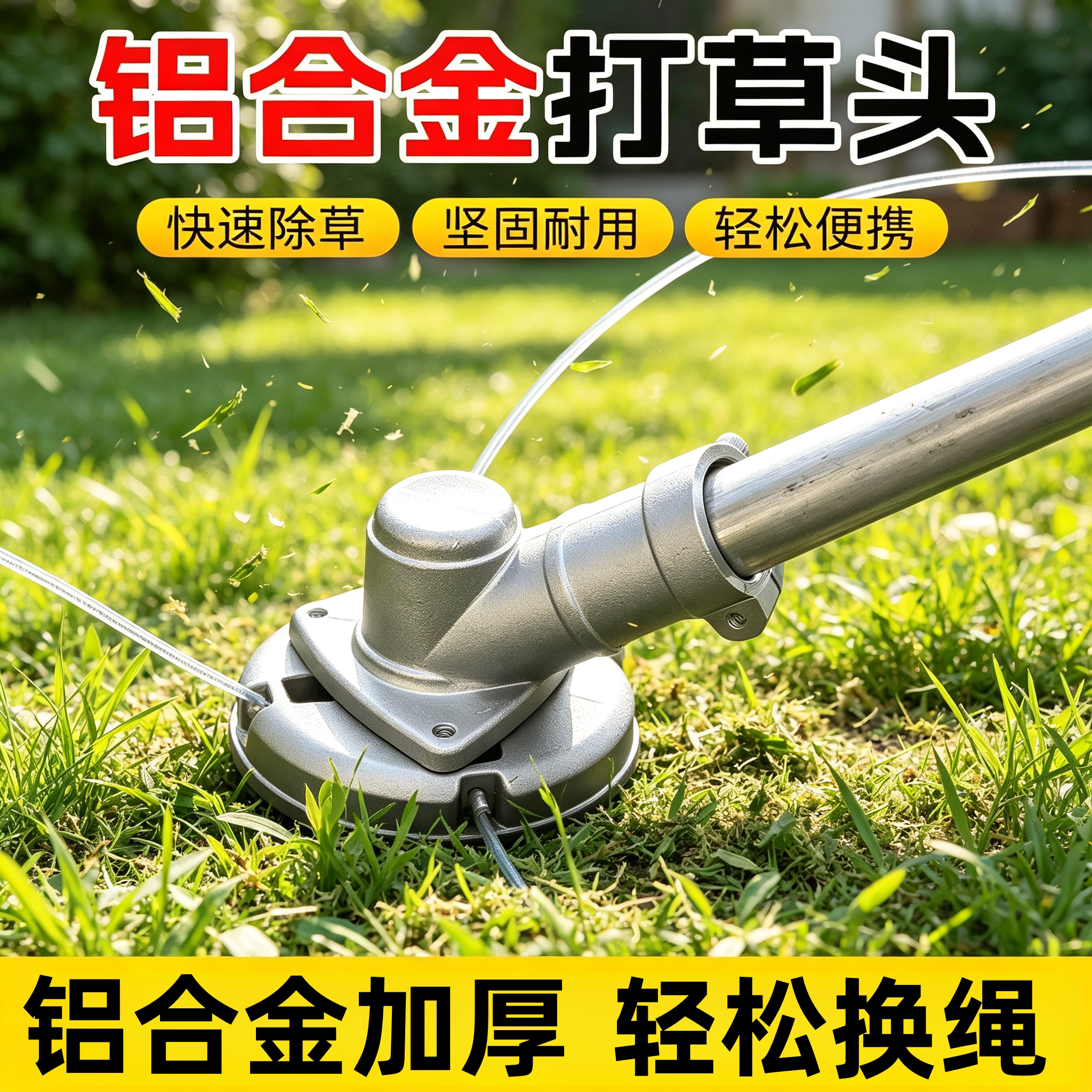 割草机铝合金打草头除草机通用图片