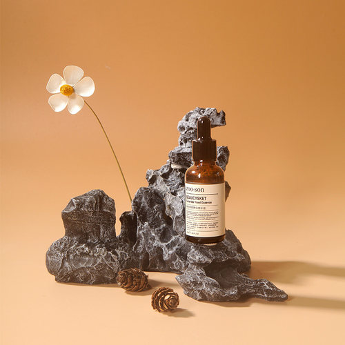 奇石景观苔藓道具森林创意场景