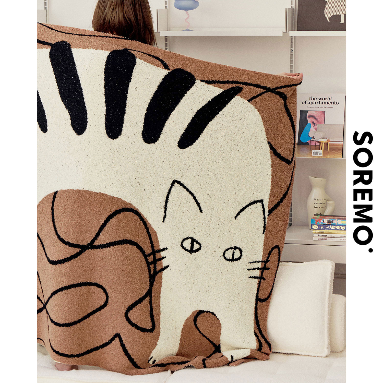 SOREMO原创设计懒猫毯
