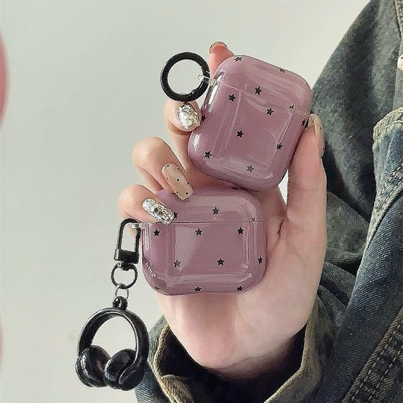 日韩满屏星星耳机挂件适用Airpods4/pro3耳机保护壳套二三代新款