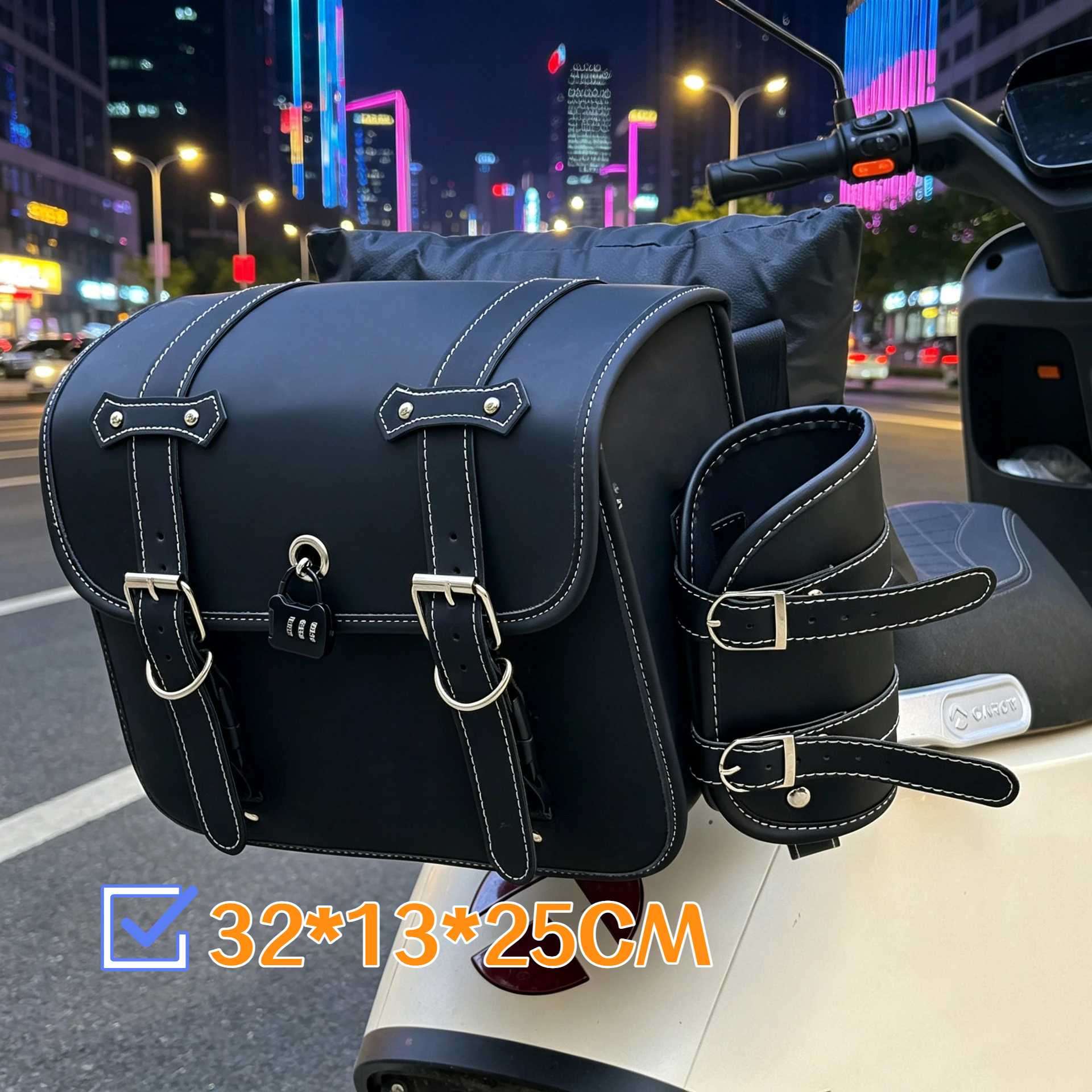 适用于雅迪爱玛储物包后尾包箱后座九号挂包防泼水靠背包后置储物