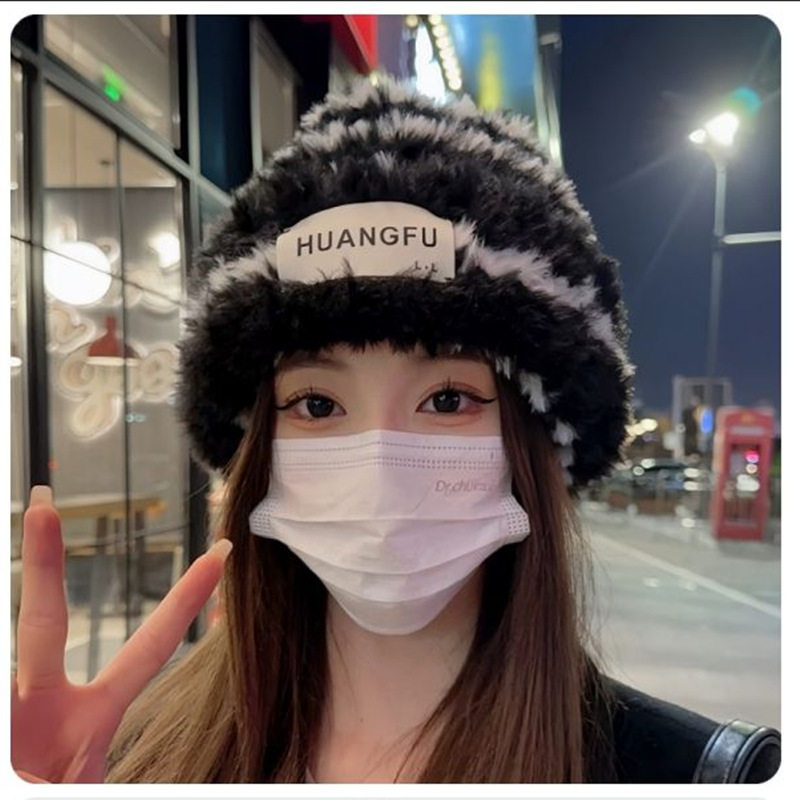 针织帽子diy毛绒围巾手工编织