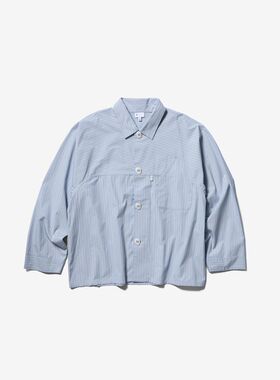 【代购】GOLDWIN 0 26ss 0系列 Stripe shirt 3M反光条纹衬衫夹克