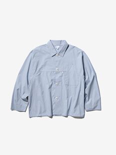 【代购】GOLDWIN 0 26ss 0系列 Stripe shirt 3M反光条纹衬衫夹克
