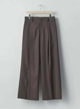 【代购】SSSTEIN 26aw 2/90 Extra wide trousers 羊毛阔腿西裤