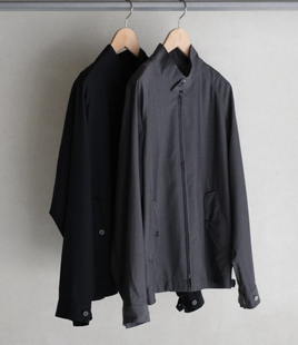 【代购】BATONER 25aw Wool swing top shirt 纯羊毛短款衬衫夹克