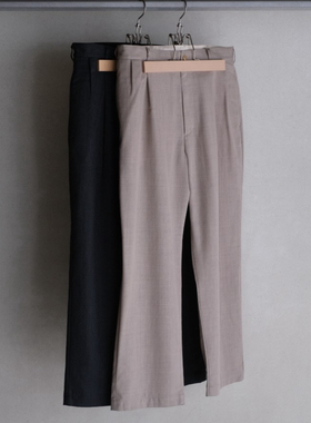 【代购】BATONER 25aw Chino 2 tuck pant 纯羊毛双褶休闲西裤