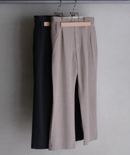 【代购】BATONER 25aw Chino 2 tuck pant 纯羊毛双褶休闲西裤