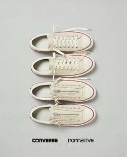 26ss 代购 NONNATIVE Gtx防水Allstar拉链帆布鞋 Converse联名