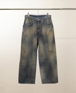 【代购】ANCELLM 25aw Denim wide slacks 西裤剪裁水洗牛仔裤