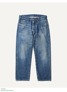 【代购】APRESSE 25aw Washed denim pant E 定番水洗牛仔裤