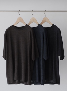 【代购】BATONER 26ss Summer wool t-shirt 夏季全羊毛短袖T恤