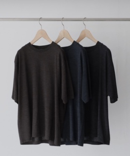 【代购】BATONER 26ss Summer wool t-shirt 夏季全羊毛短袖T恤