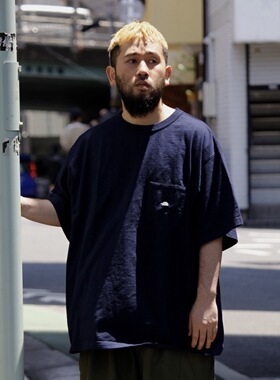 【代购】TNF北面紫标26ss Nanamica店铺限定7oz Big tee 短袖T恤