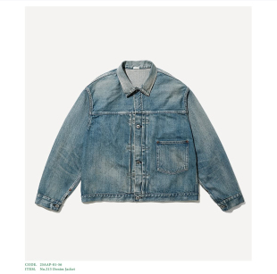 25aw APRESSE No213 denim 水洗做旧复古牛仔夹克 jacket 代购