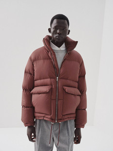 【代购】AURALEE 25aw Ripstop down blouson 防撕布面包羽绒服