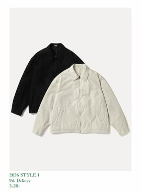 【代购】APRESSE 26ss Gabardine jacket 丝绵混纺华达尼教练夹克