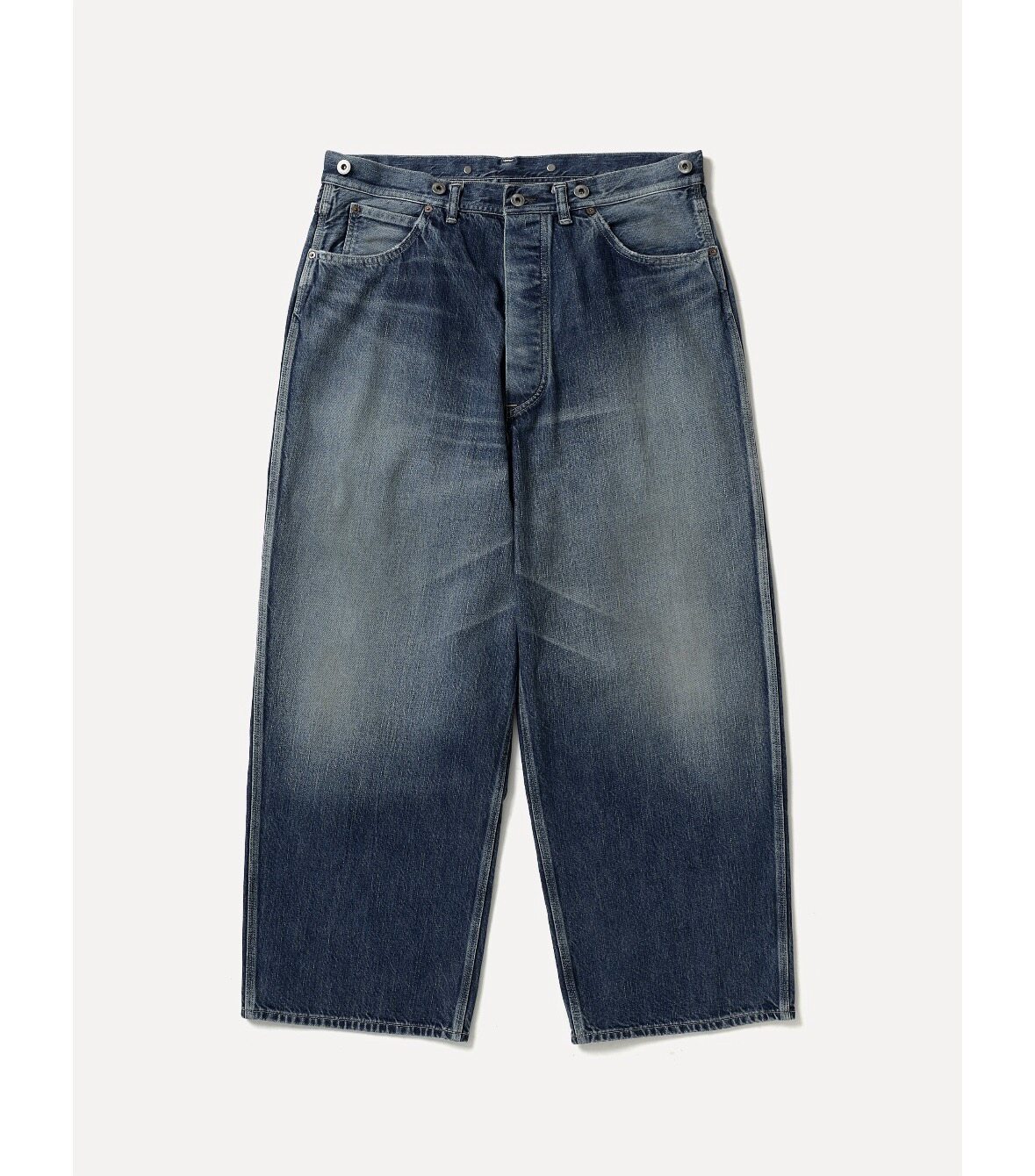 【代购】APRESSE 26ss Denim logger pant 复古水洗牛仔伐木裤