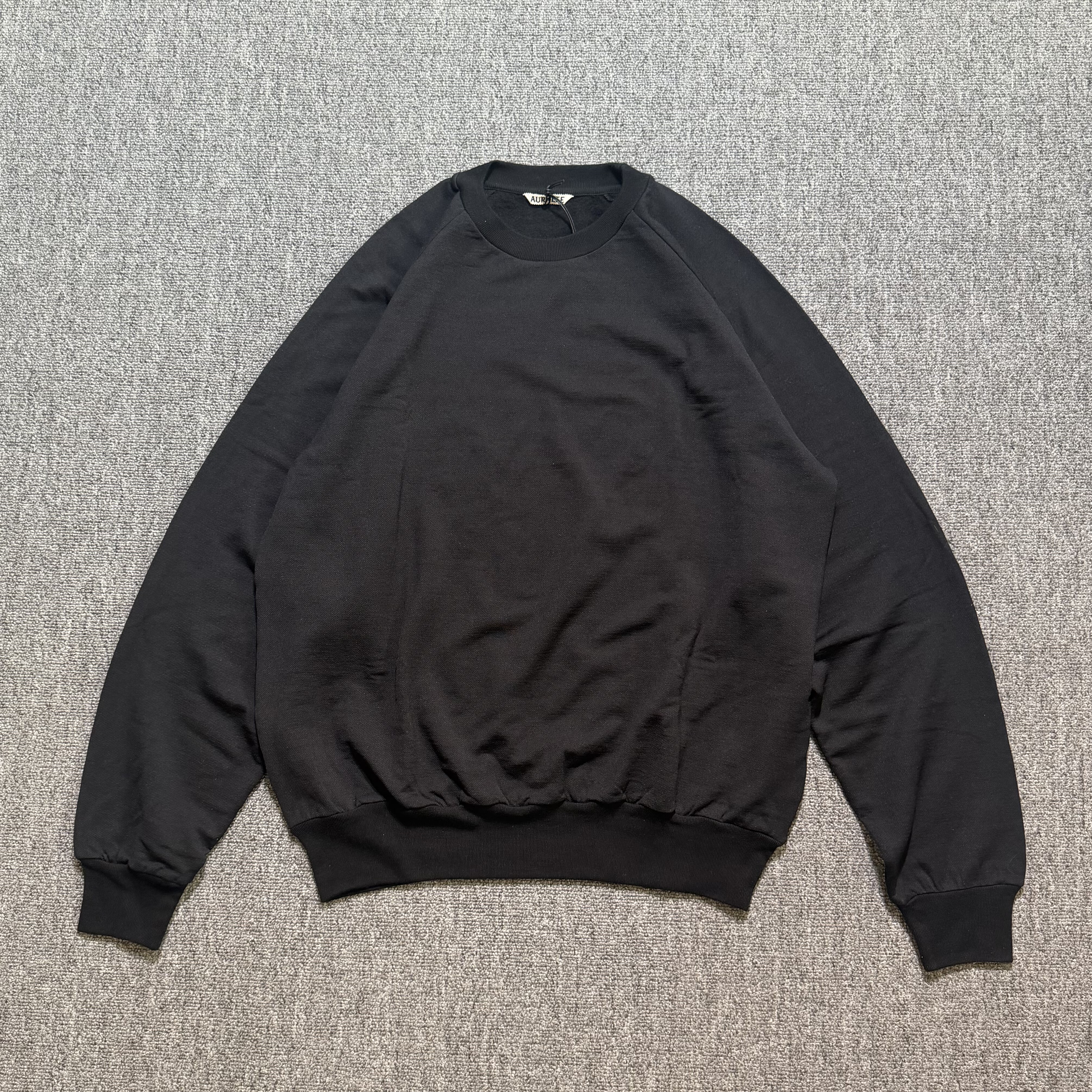 【现货】AURALEE 25aw Light wool sweat PO 轻量羊毛圆领卫衣