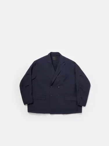 春夏新款定番纤维面料双排扣西服