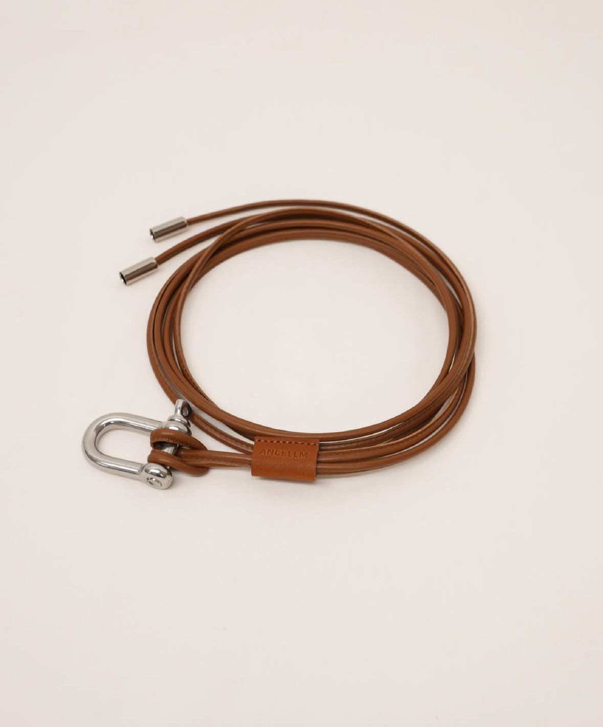 春夏新款多用途牛皮绳子腰带