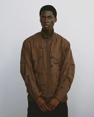 春夏新款军事风格机能面料夹克