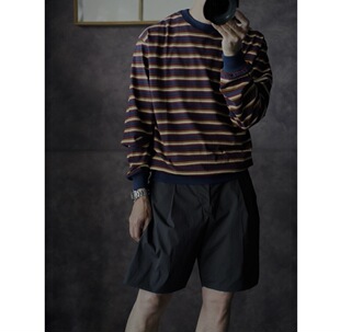 【代购】MAATEEANDSONS 26ss Border tee 条纹长袖T恤