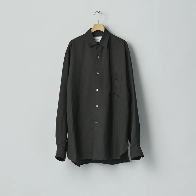 【代购】SSSTEIN 26ss Os shirt 人造丝亚麻长袖衬衫