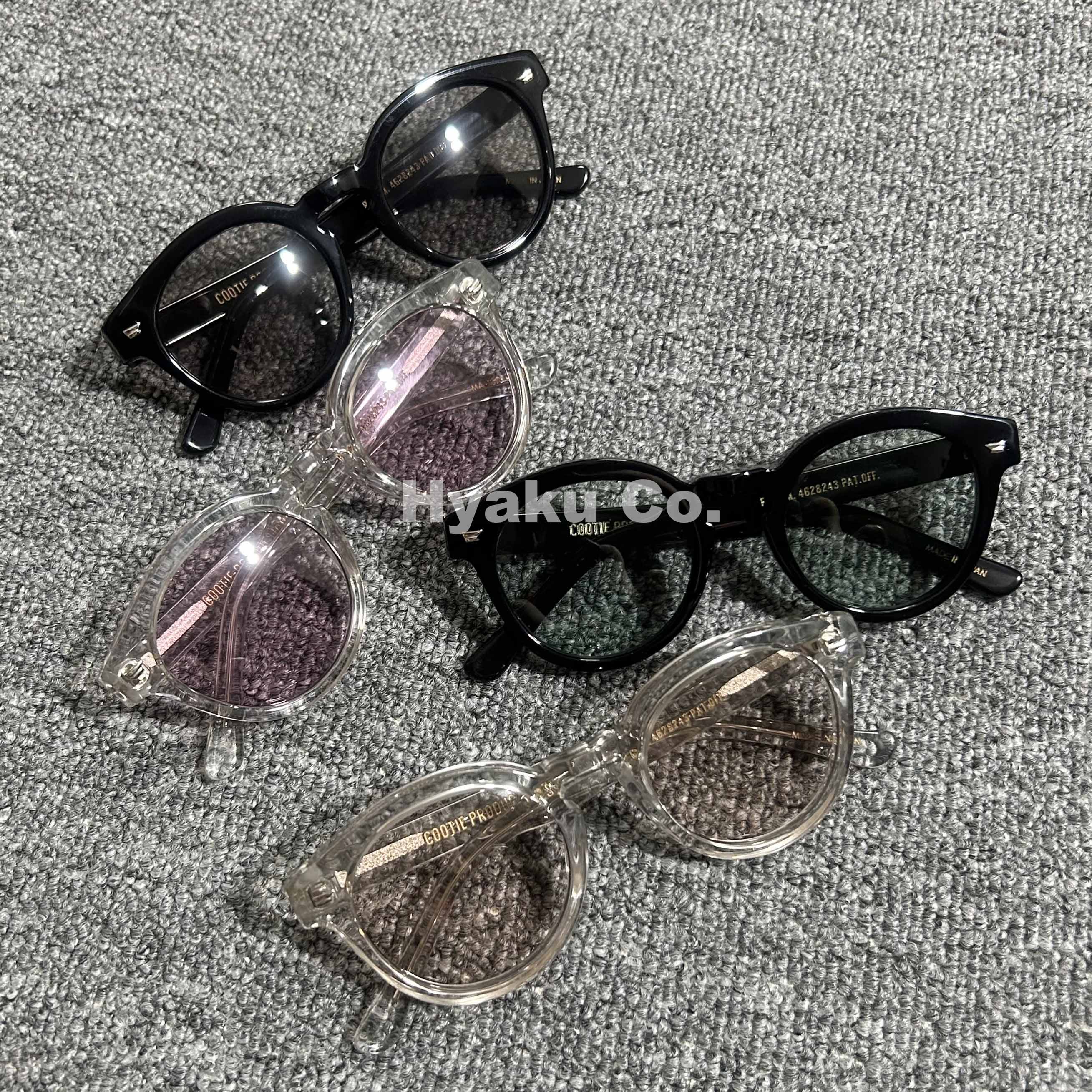 【现货】COOTIE 23ss Raza round glasses日产全框椭圆板材太阳镜