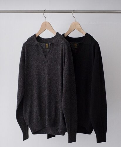 春夏新款全真丝船长领长袖T恤