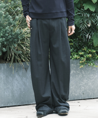 春夏新款夏季轻薄羊毛弯刀西裤